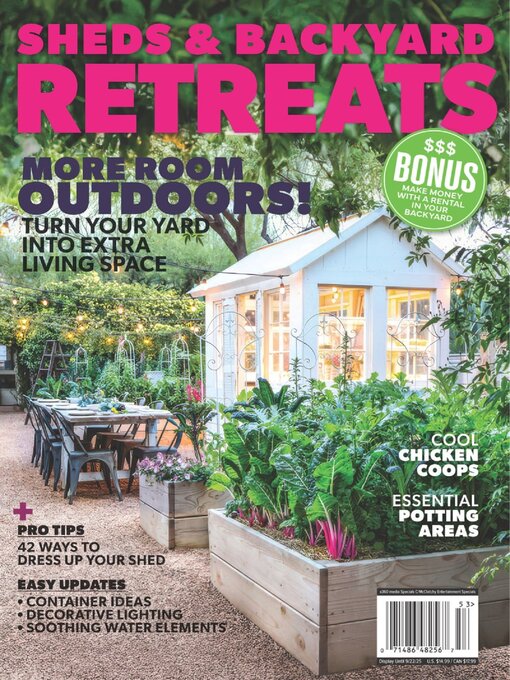 Title details for Sheds & Backyard Retreats 2025 - More Room Outdoors! by A360 Media, LLC - Available